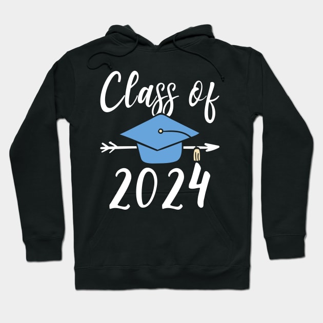 Class Of 2024 Senior Graduation Hoodie by kateeleone97023